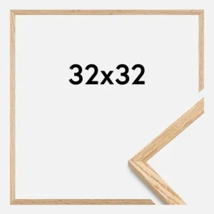 Soldes Fotolijst Smal Eikenhout 32x32 cm