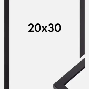 Solde Fotolijst Torrance Mat Ontspiegeld Glas Zwart 20x30 cm