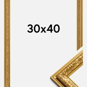 Super Prix Fotolijst Nostalgia Glas Goud 30x40 cm