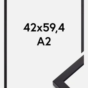 Bon Marché Fotolijst Torrance Mat Ontspiegeld Glas Zwart 42x59,4 cm (A2)