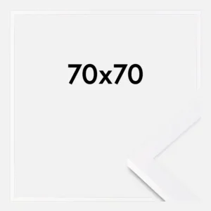 Vente Directe Fotolijst Selection Acrylglas Wit 70x70 cm