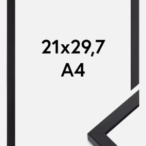 Fotolijst Torrance Mat Ontspiegeld Glas Zwart 21x29,7 cm (A4) Seulement Aujourd’hui