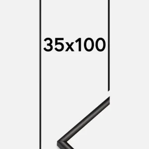 Top Vente Fotolijst Scandi Matt Zwart 35x100 cm