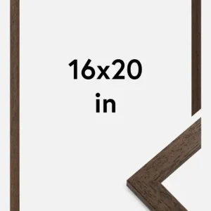 Solde Fotolijst Brown Wood 16x20 Inches (40,64x50,8 cm)