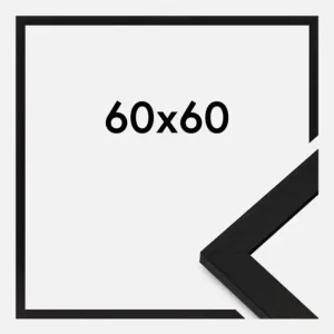 Fotolijst BGA Classic Zwart 60x60 cm Nouveauté