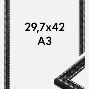 Commander Vite Fotolijst Trellis Zwart 29,7x42 cm (A3)