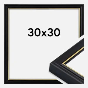 Quantité Limitée Fotolijst Canterbury Zwart 30x30 cm