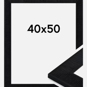 Retour Gratuit Fotolijst Lund Zwart 40x50 cm