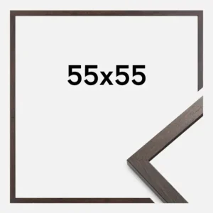 Offre Limitée Fotolijst Trendy Walnoot 55x55 cm
