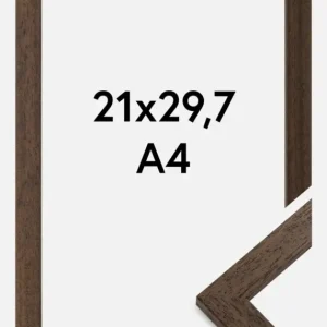 Super Prix Fotolijst Brown Wood 21x29,7 cm (A4)