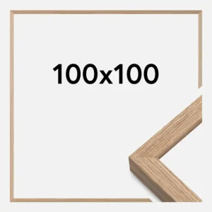 Acheter Direct Fotolijst Amanda Box Eikenhout 100x100 cm