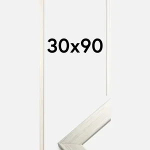 Seulement Aujourd’hui Fotolijst Silver Wood 30x90 cm