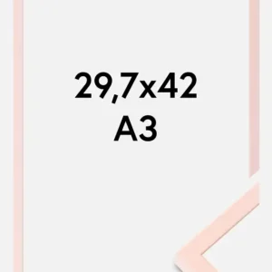 Colorful Roze 29,7x42 cm (A3) Expédié Aujourd’hui