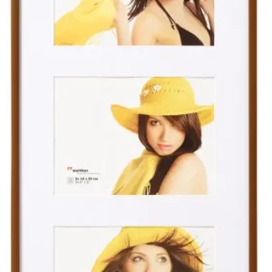 New Lifestyle Collagelijst Glas Brons - 3 Bilder (13x18 cm) Meilleur Choix