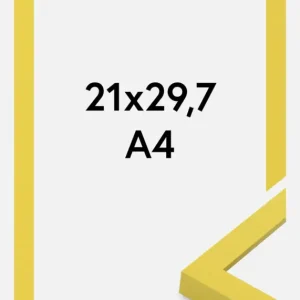 Achat Immédiat Fotolijst Selection Yellow 21x29,7 cm (A4)