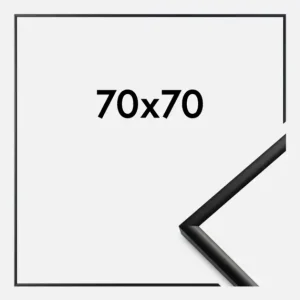 Dernière Chance Fotolijst New Lifestyle Mat Zwart 70x70 cm