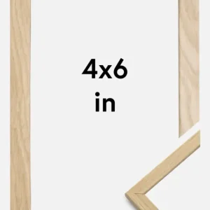 Soldes Fotolijst Edsbyn Glas Eik 4x6 Inches (10,16x15,2 cm)