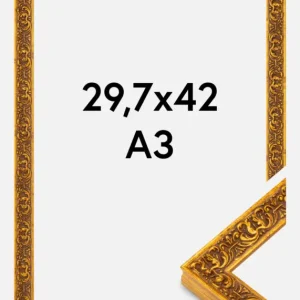 Expédié Aujourd’hui Fotolijst Amber Goud 29,7x42 cm (A3)