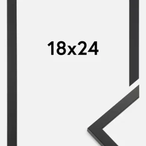 Bon Marché Fotolijst Trendy Glas Zwart 18x24 cm