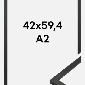 Premium By Bga Glas Zwart 42x59,4 cm (A2) Expédition Rapide