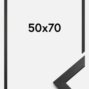 Acheter Direct Fotolijst Stilren Glas Zwart 50x70 cm