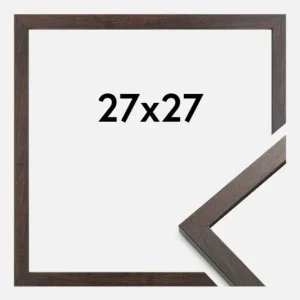 Fotolijst Trendy Walnoot 27x27 cm Usine Directe