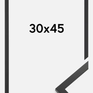 Commande En Gros Fotolijst Trendy Glas Zwart 30x45 cm