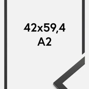 Acheter En Ligne Fotolijst Trendy Glas Zwart 42x59,4 cm (A2)