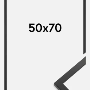 Dernier Modèle Fotolijst Trendy Glas Zwart 50x70 cm