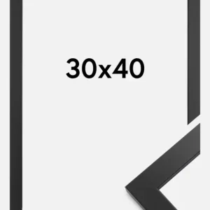 Acheter En Ligne Fotolijst Glas Black Wood 30x40 cm