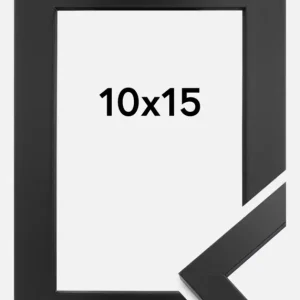 Vente Flash Fotolijst Glas Black Wood 10x15 cm