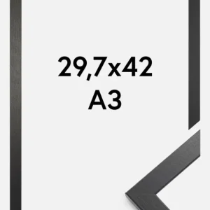 Super Prix Fotolijst Stilren Glas Black Oak 29,7x42 cm (A3)