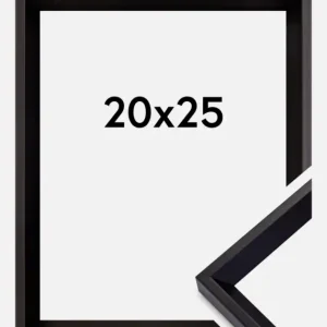 Vente Directe Fotolijst Globe Glas Zwart 20x25 cm