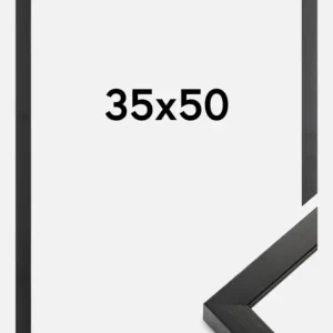 Achat Immédiat Fotolijst Amanda Box Glas Zwart 35x50 cm