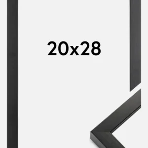 Achat Immédiat Fotolijst Amanda Box Glas Zwart 20x28 cm