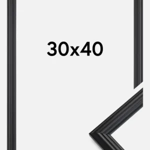 Acheter Direct Fotolijst Siljan Glas Zwart 30x40 cm
