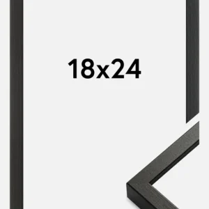 Authentique Fotolijst Vivaldi Glas Zwart 18x24 cm