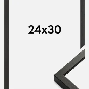 Fotolijst Vivaldi Glas Zwart 24x30 cm Offre Spéciale