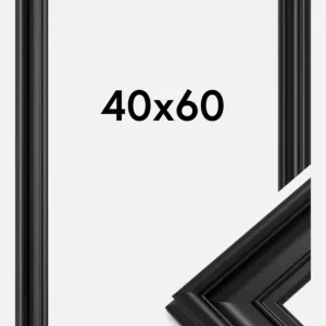 Prix Cassé Fotolijst Mora Premium Glas Zwart 40x60 cm