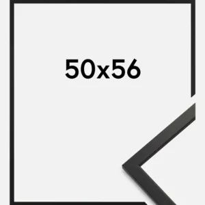 Usine Directe Fotolijst Edsbyn Glas Zwart 50x56 cm