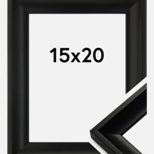 Soldes Fotolijst Öjaren Glas Zwart 15x20 cm