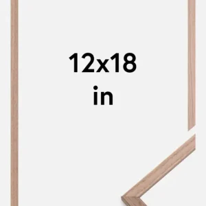 Bon Plan Fotolijst Edsbyn Glas Licht Noten 12x18 Inches (30,48x45,72 cm)