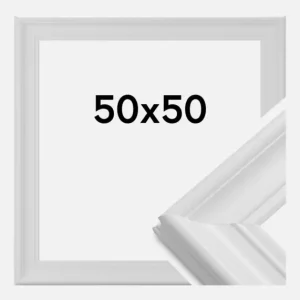 Vente Flash Fotolijst Mora Premium Wit 50x50 cm