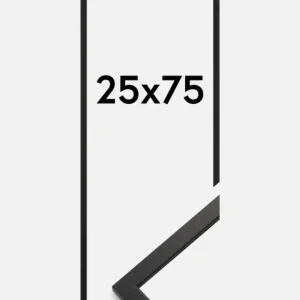 Acheter Direct Fotolijst Edsbyn Zwart 25x75 cm