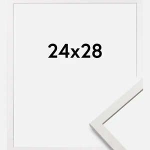 Vente Flash Fotolijst Edsbyn Wit 24x28 cm