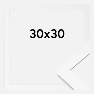 Fotolijst BGA Classic Wit 30x30 cm Certifié