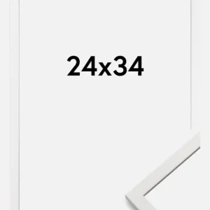 Soldes Fotolijst Edsbyn Wit 24x34 cm