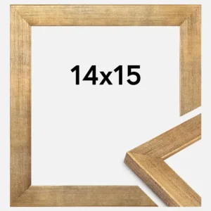 Expédié Aujourd’hui Fotolijst Jämtland Goud 14x15 cm