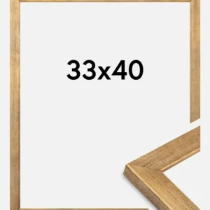 Retour Gratuit Fotolijst Jämtland Goud 33x40 cm