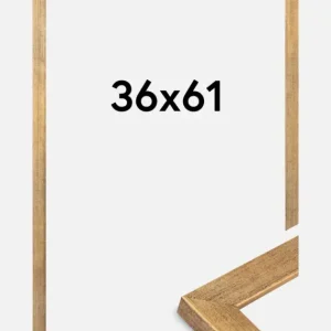 Commander Vite Fotolijst Jämtland Goud 36x61 cm